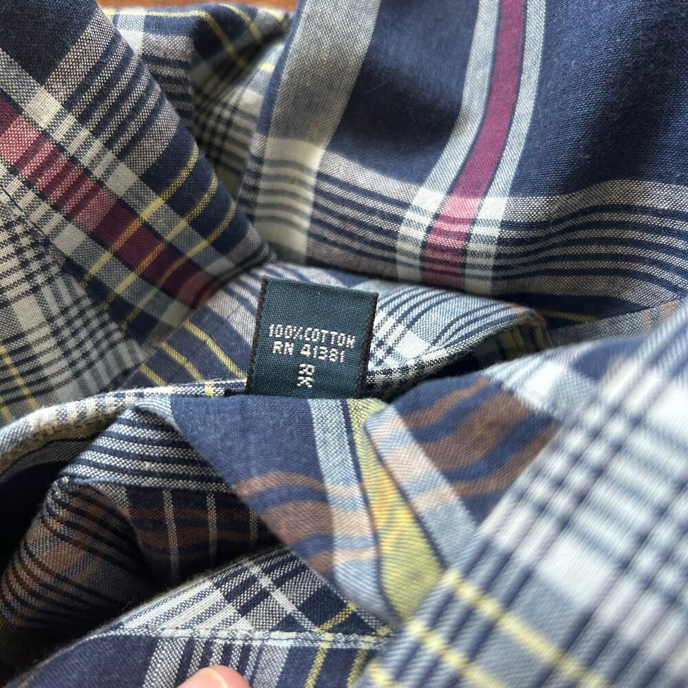 Polo Ralph Lauren men’s casual plaid short sleeve button-down size XL - Picture 6 of 8